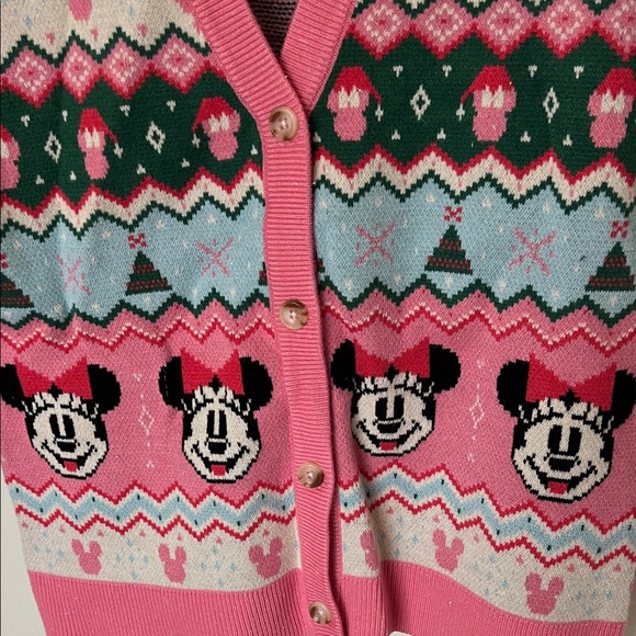 Disney Pink Holidays Minnie Mouse Cardigan - Picture 9 of 9